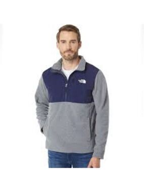 Men’s The North Face Glacier 1/4 Zip Blue & Grey Fleece Sweater Size XXL!